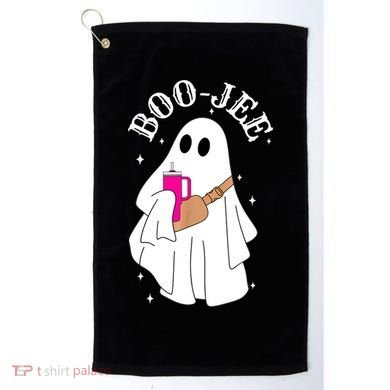 Boo Jee Spooky Season Cute Ghost Halloween Costume Boujee Golf Towel