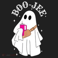 Boo Jee Spooky Season Cute Ghost Halloween Costume Boujee Golf Towel thumb 3