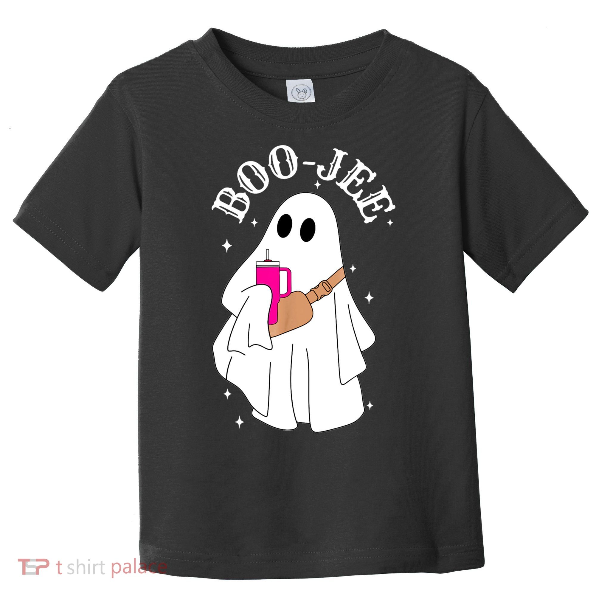 Boo Jee Spooky Season Cute Ghost Halloween Costume Boujee Toddler T-Shirt