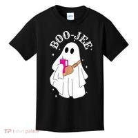 Boo Jee Spooky Season Cute Ghost Halloween Costume Boujee Kids T-Shirt thumb 0