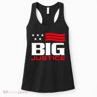 Big Justice Sarcastic Saying Flag Women's Tank Top thumb 0
