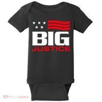 Big Justice Sarcastic Saying Flag Baby Bodysuit thumb 0