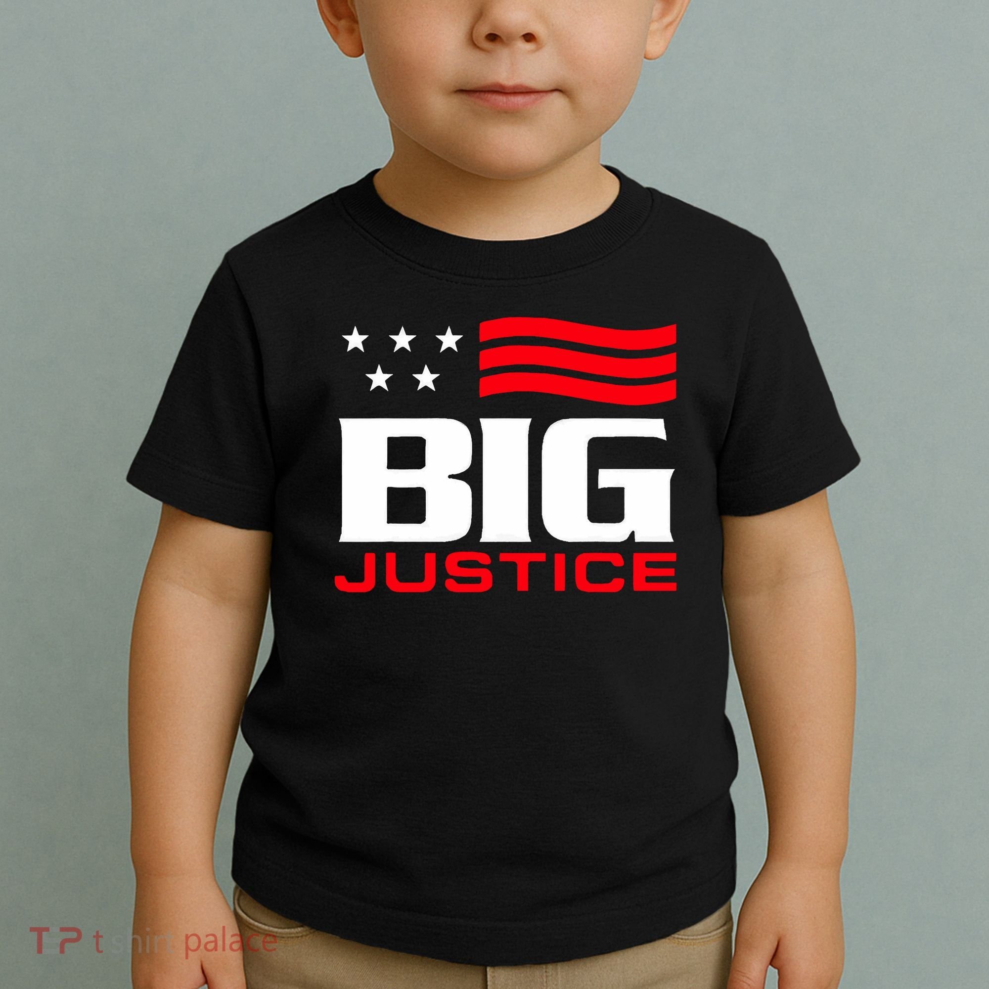 Big Justice Sarcastic Saying Flag Toddler T-Shirt