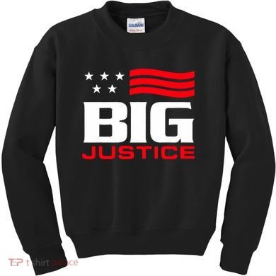 Big Justice Sarcastic Saying Flag Kids Sweatshirt