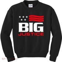 Big Justice Sarcastic Saying Flag Kids Sweatshirt thumb 0