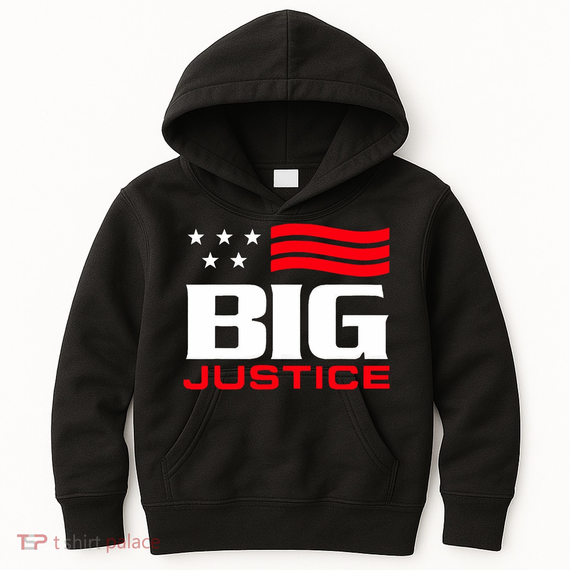 Big Justice Sarcastic Saying Flag Kids Hoodie