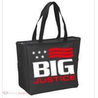 Big Justice Sarcastic Saying Flag Tote Bag thumb 2