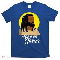 Black Jesus With Locs African American Christian Christmas Gift T-Shirt thumb 0