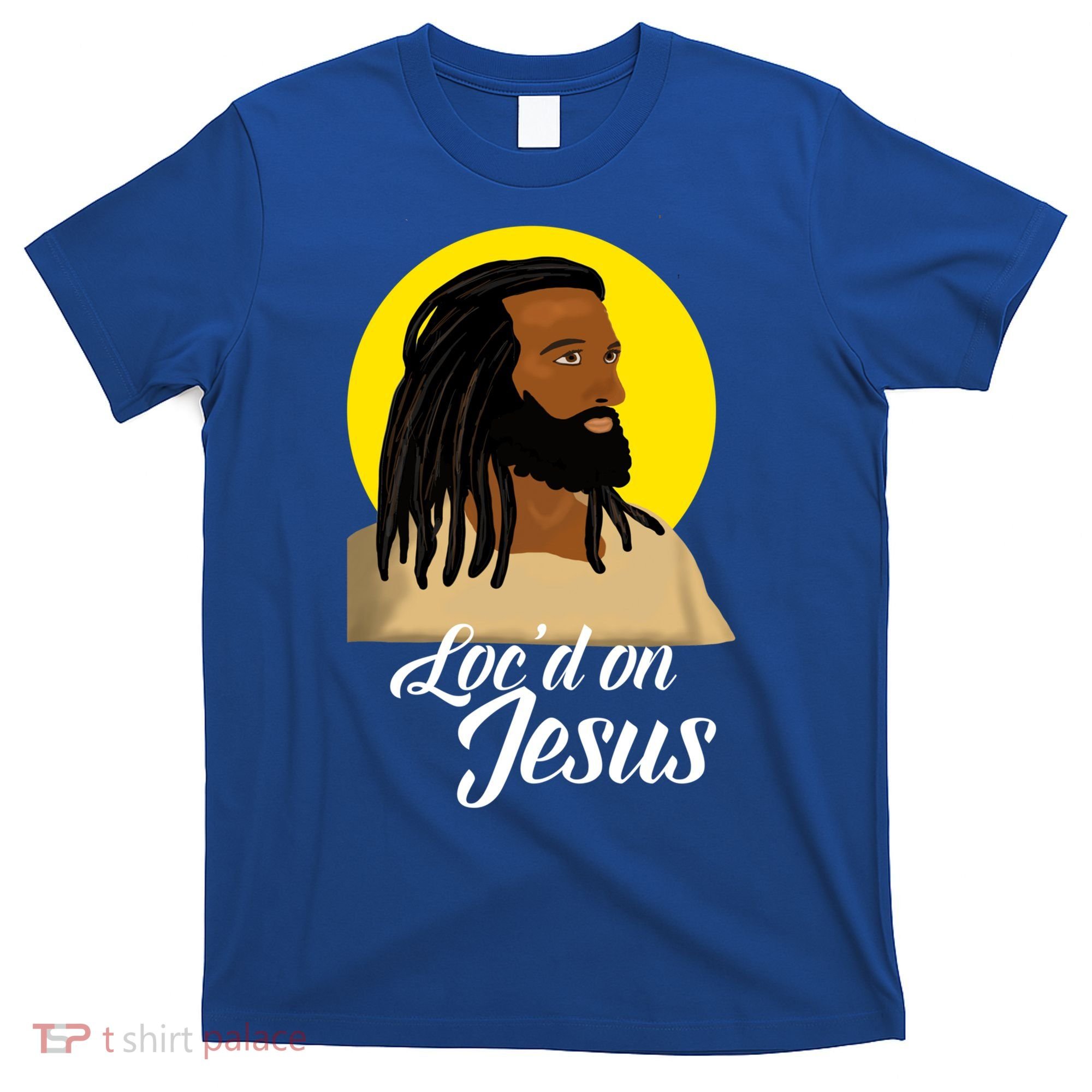 Black Jesus With Locs African American Christian Christmas Gift T-Shirt