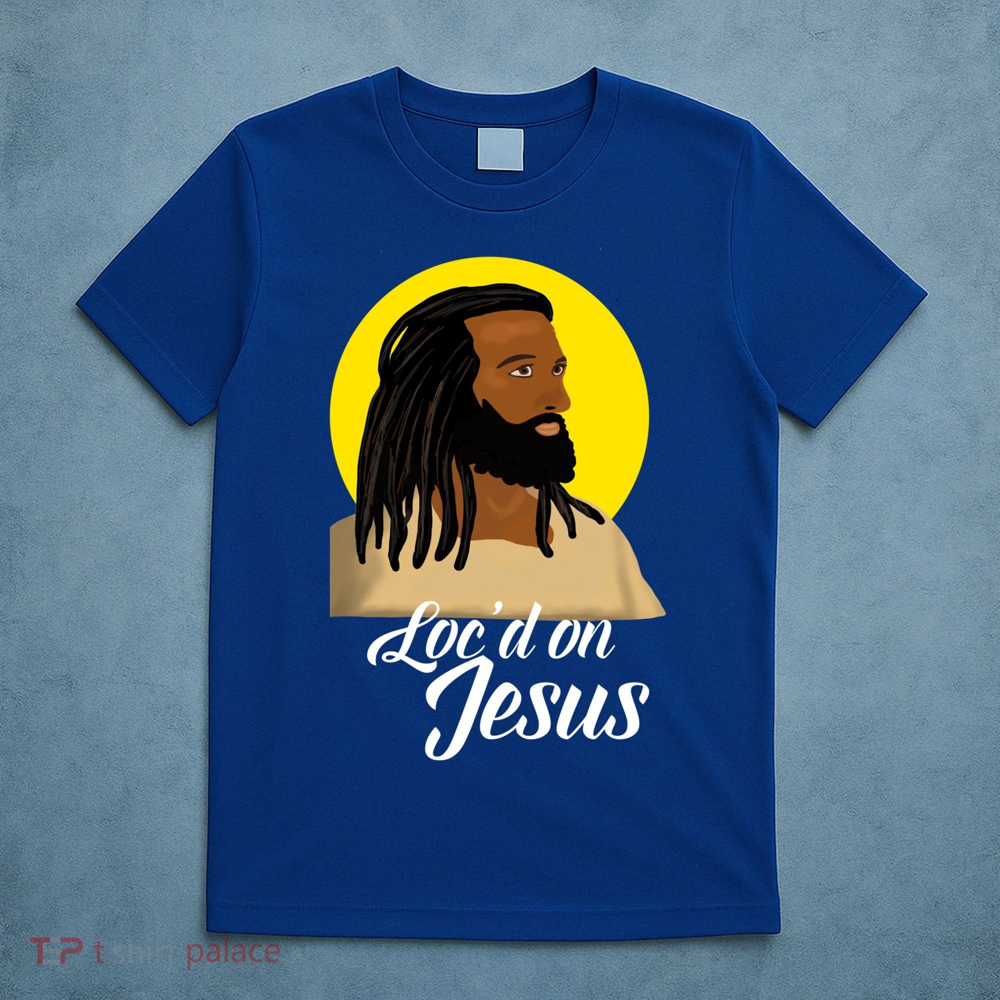 Black Jesus With Locs African American Christian Christmas Gift T-Shirt