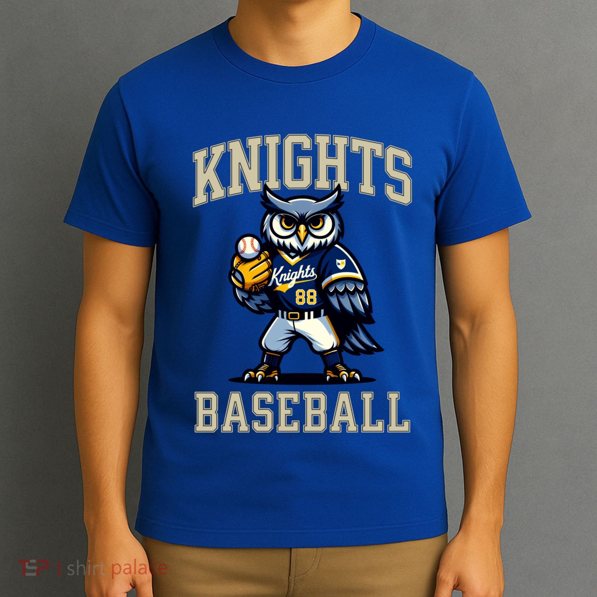 Blaine Knights 35+ Baseball Screech Owl #88 T-Shirt
