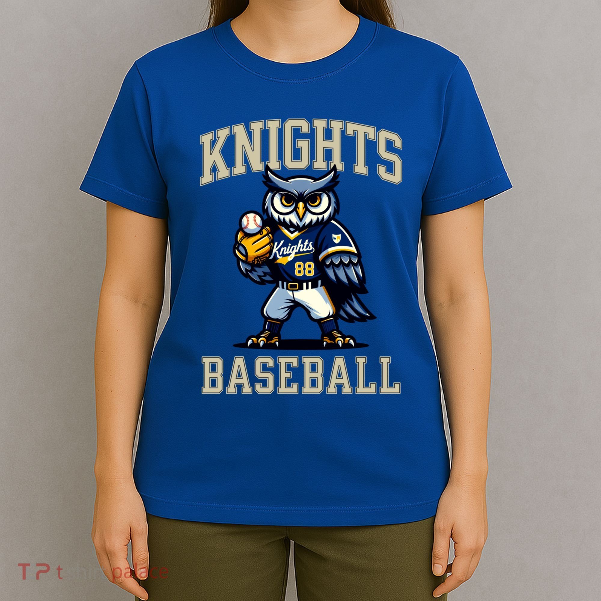 Blaine Knights 35+ Baseball Screech Owl #88 T-Shirt