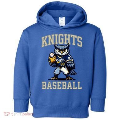 Blaine Knights 35+ Baseball Screech Owl #88 Toddler Hoodie