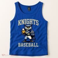 Blaine Knights 35+ Baseball Screech Owl #88 Tank Top thumb 2