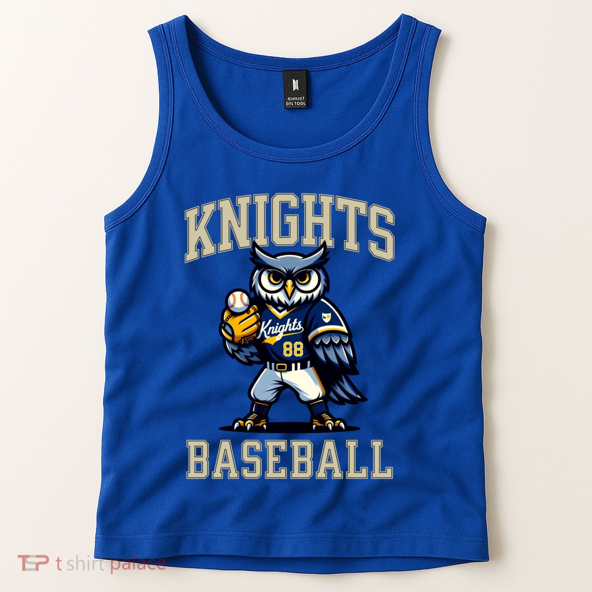 Blaine Knights 35+ Baseball Screech Owl #88 Tank Top