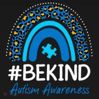 Be Kind Autism Awareness Puzzle Rainbow Backpack thumb 2