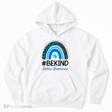 Be Kind Autism Awareness Puzzle Rainbow Hoodie