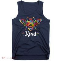 Be Kind Autism Awareness Autism Bee Kind Tank Top thumb 0