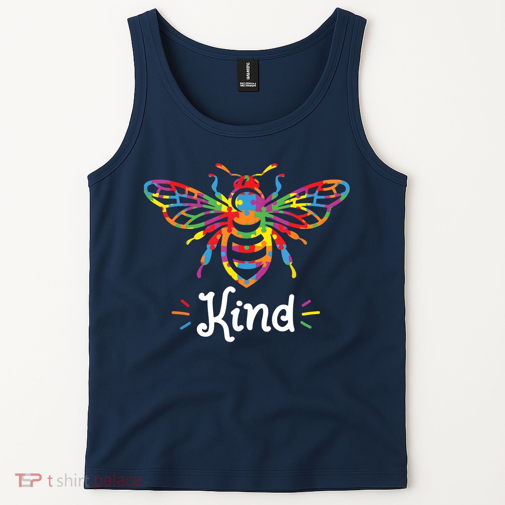 Be Kind Autism Awareness Autism Bee Kind Tank Top