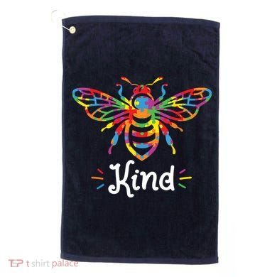 Be Kind Autism Awareness Autism Bee Kind Golf Towel
