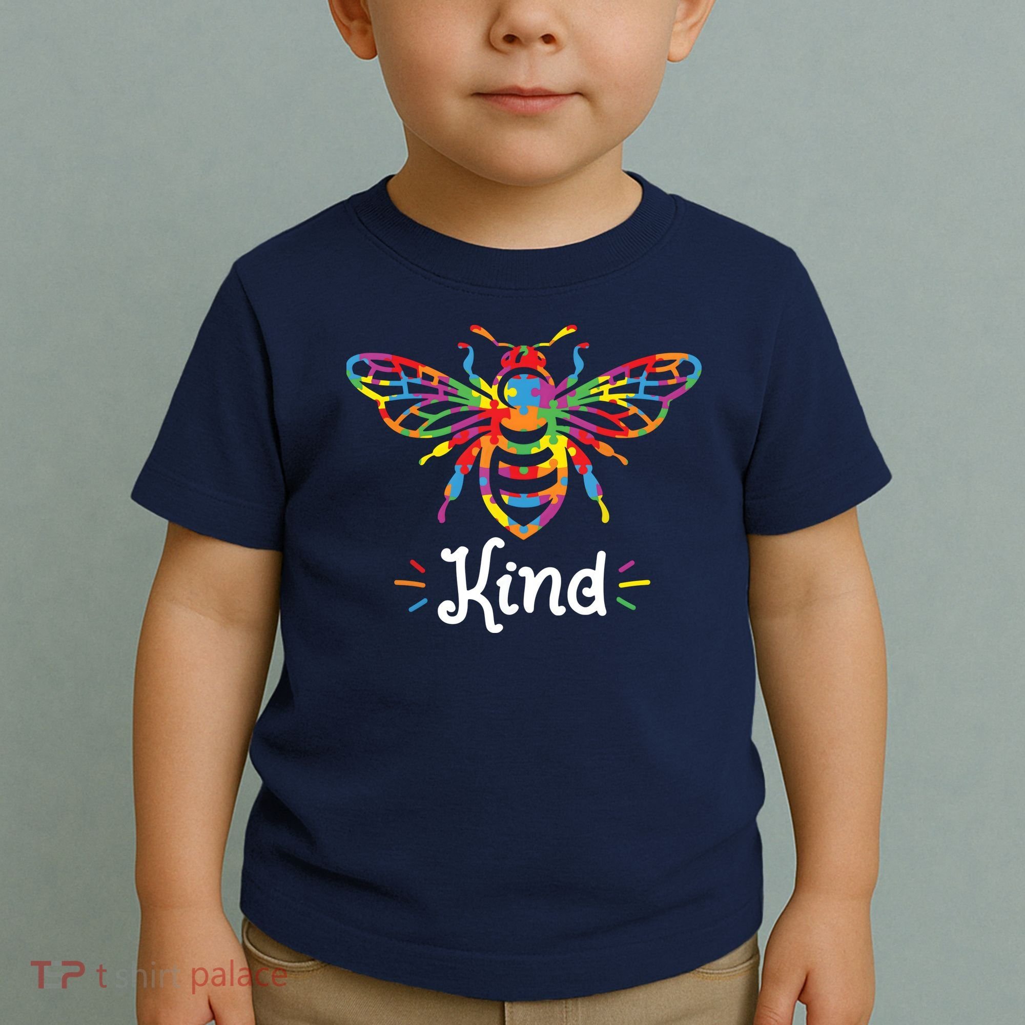 Be Kind Autism Awareness Autism Bee Kind Toddler T-Shirt