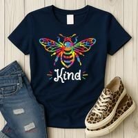 Be Kind Autism Awareness Autism Bee Kind Women's T-Shirt thumb 3