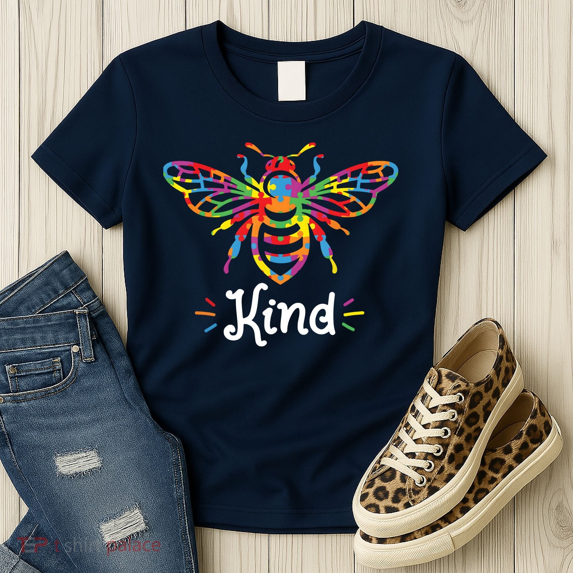 Be Kind Autism Awareness Autism Bee Kind Women's T-Shirt