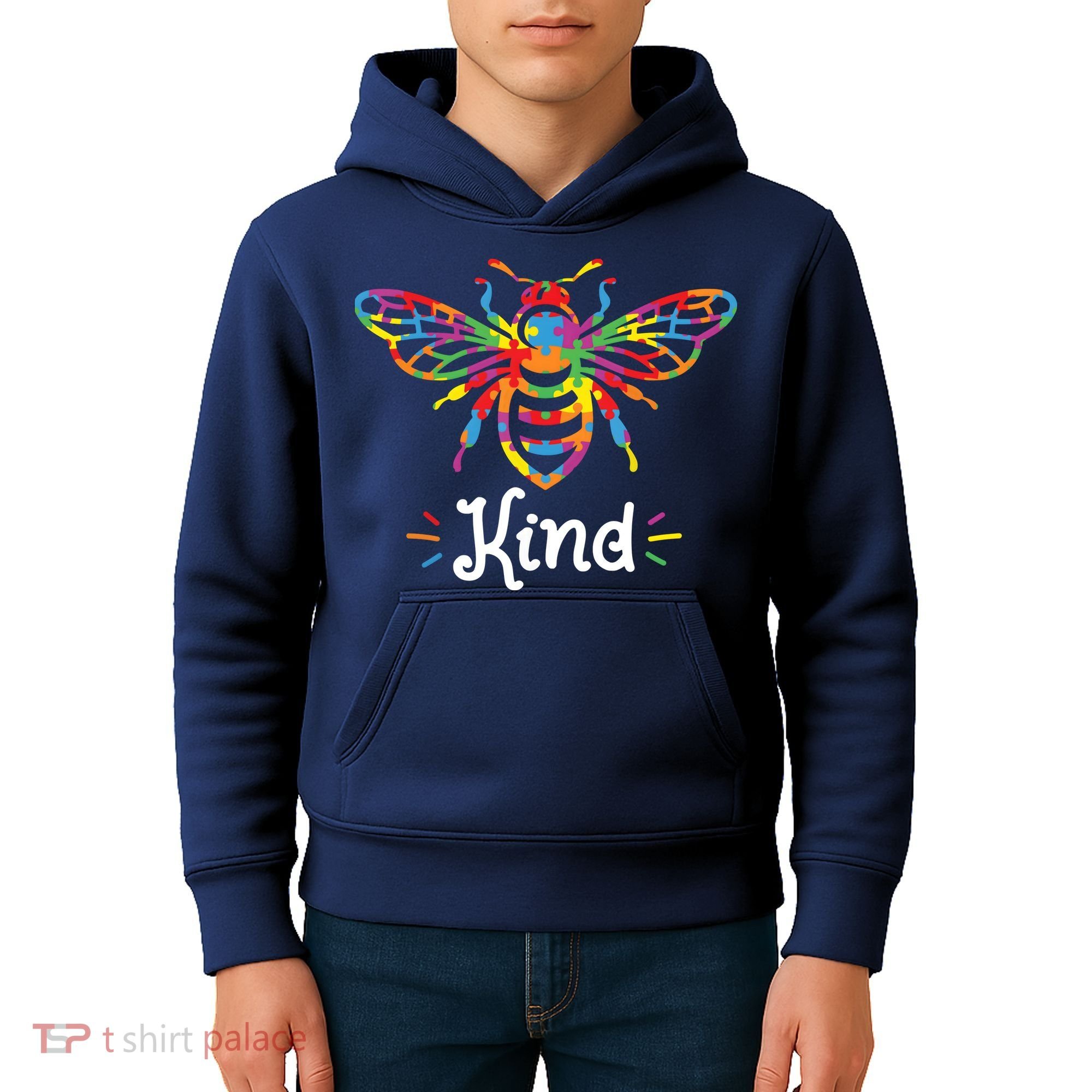 Be Kind Autism Awareness Autism Bee Kind Kids Hoodie