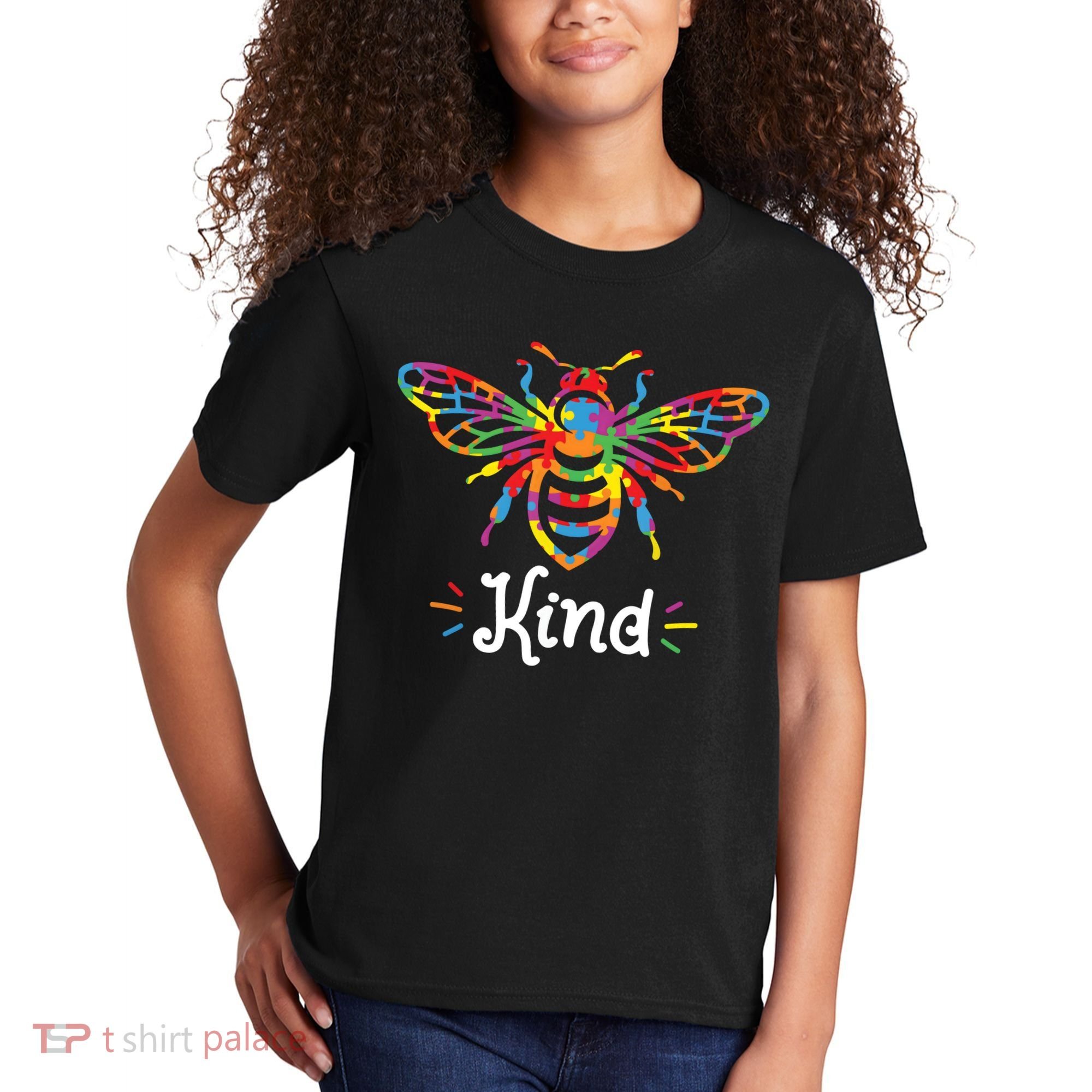 Be Kind Autism Awareness Autism Bee Kind Kids T-Shirt