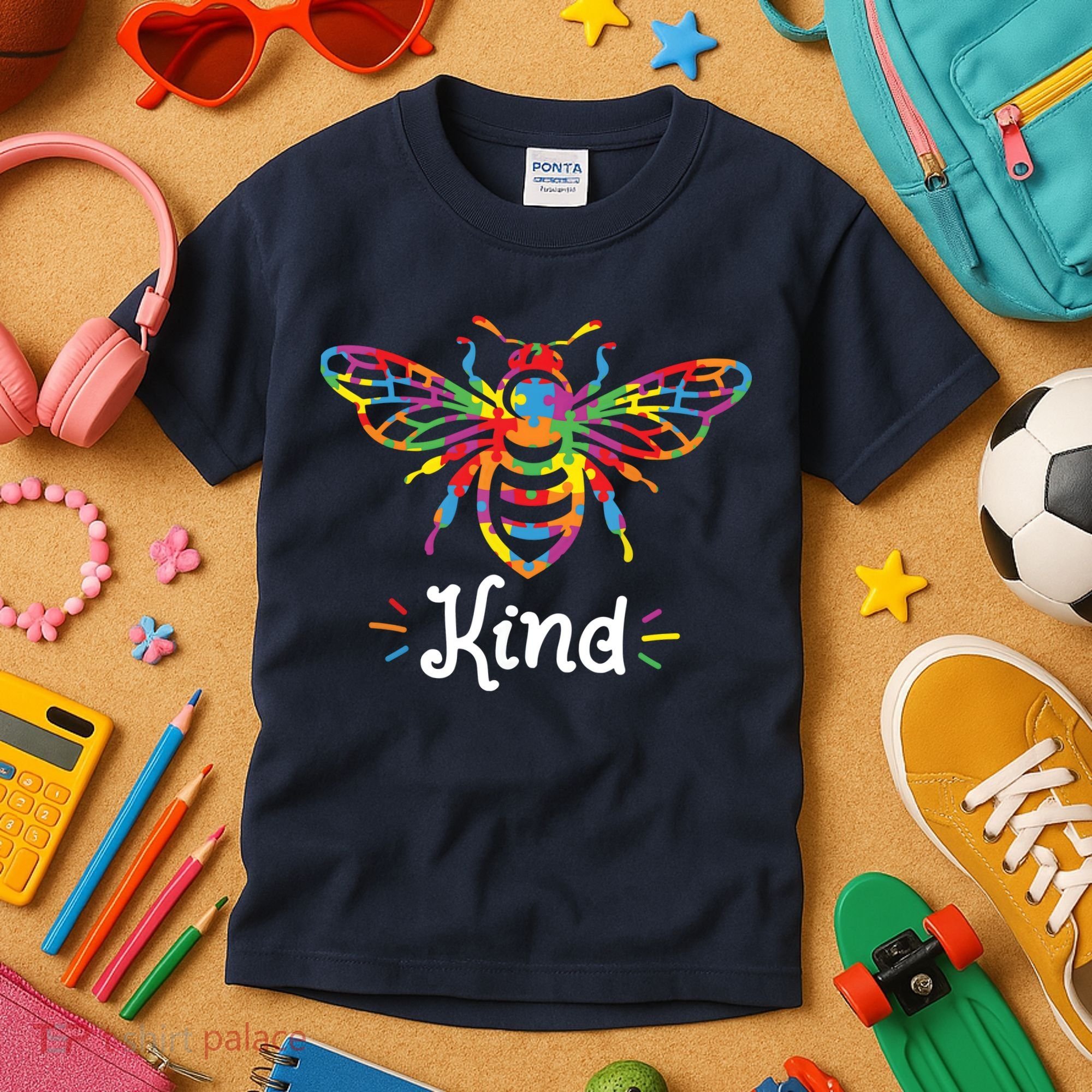 Be Kind Autism Awareness Autism Bee Kind Kids T-Shirt
