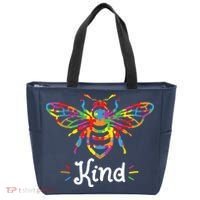 Be Kind Autism Awareness Autism Bee Kind Tote Bag thumb 0