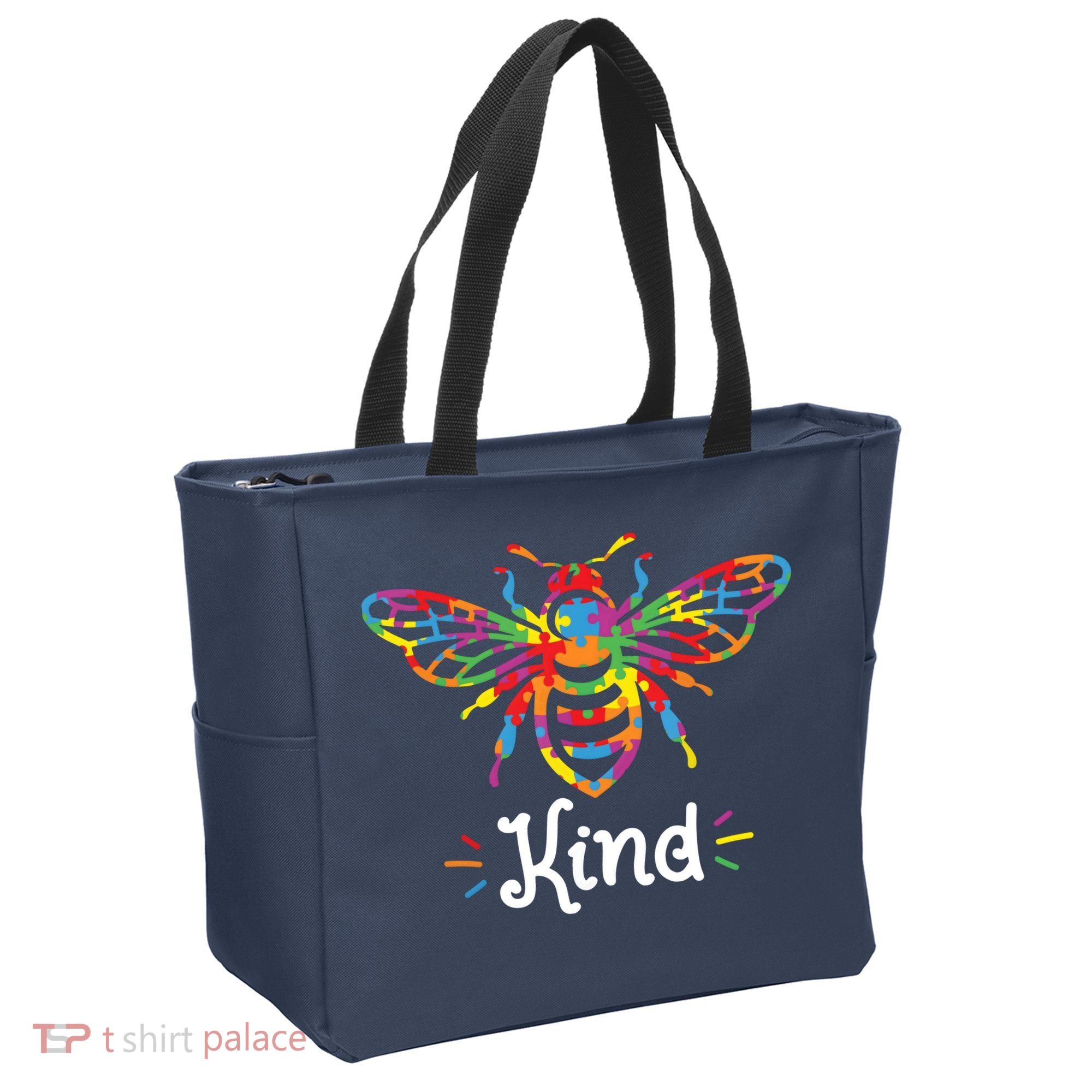 Be Kind Autism Awareness Autism Bee Kind Tote Bag