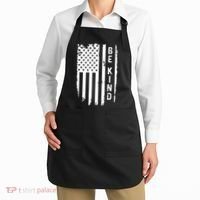 Be Kind American Flag Anti Bullying Unity Day Orange Apron thumb 2