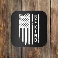 Be Kind American Flag Anti Bullying Unity Day Orange Coaster thumb 0