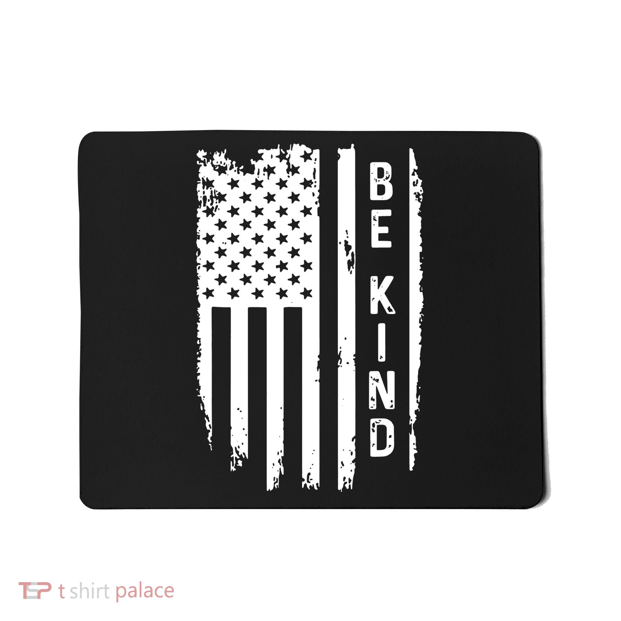 Be Kind American Flag Anti Bullying Unity Day Orange Mousepad