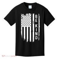 Be Kind American Flag Anti Bullying Unity Day Orange Kids T-Shirt thumb 0