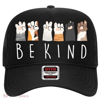 Be Kind Asl Sign Language Kindness Cat Paws Finger Signs Hat