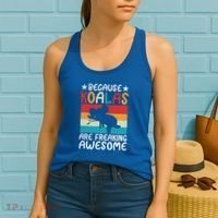Because Koalas Are Freaking Awesome Koala Gift Women's Tank Top thumb 2
