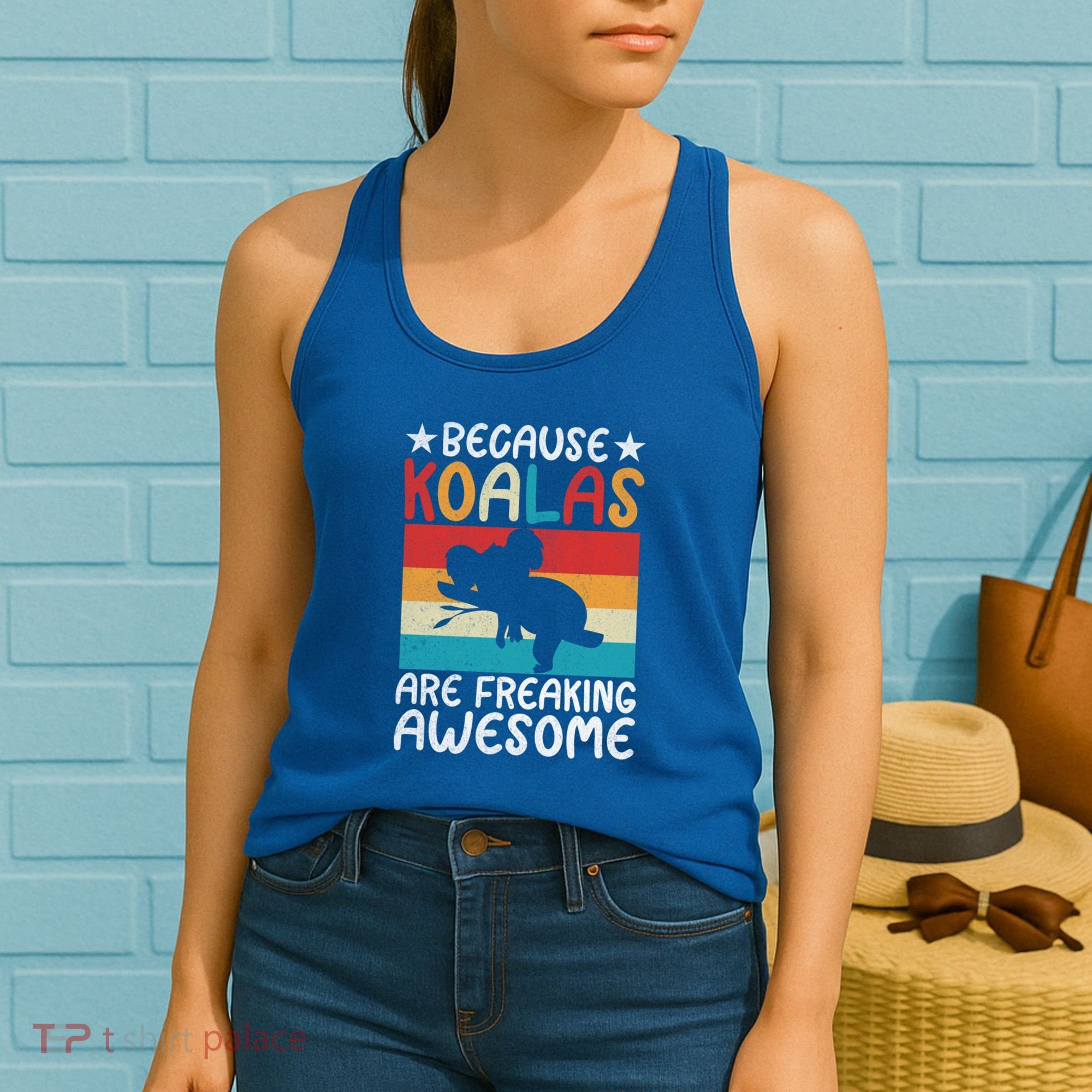 Because Koalas Are Freaking Awesome Koala Gift Women's Tank Top
