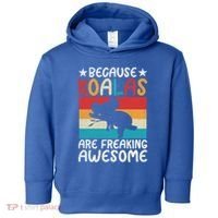 Because Koalas Are Freaking Awesome Koala Gift Toddler Hoodie thumb 0