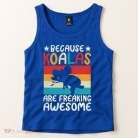 Because Koalas Are Freaking Awesome Koala Gift Tank Top thumb 2