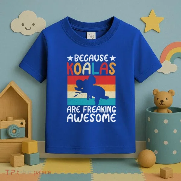 Because Koalas Are Freaking Awesome Koala Gift Toddler T-Shirt