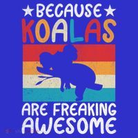 Because Koalas Are Freaking Awesome Koala Gift Visor thumb 3