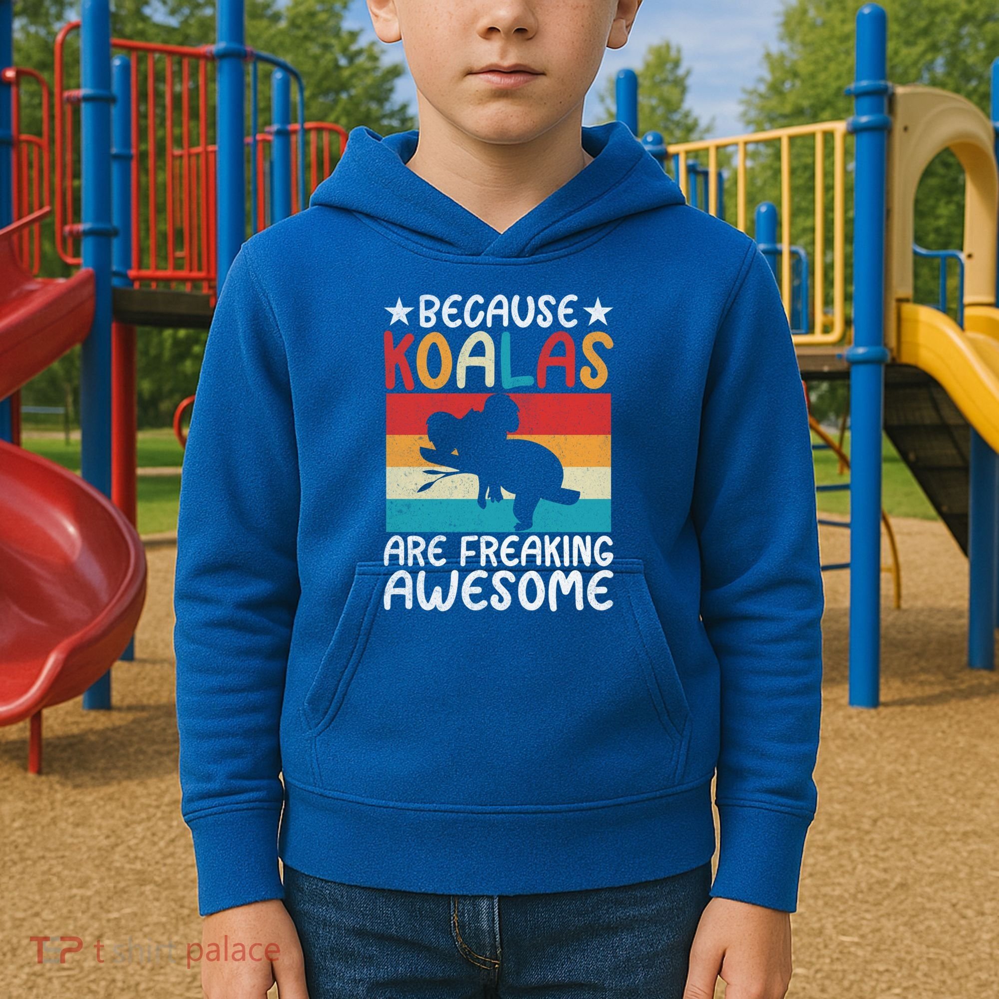 Because Koalas Are Freaking Awesome Koala Gift Kids Hoodie