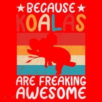 Because Koalas Are Freaking Awesome Koala Gift Santa Hat thumb 1