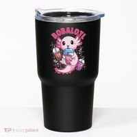 Bobalotl Kawaii Axolotl Drinking Boba Tea Pet Axolotl Lover  Tumbler thumb 0