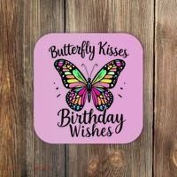 Butterfly Kisses And Birthday Wishes  Coaster thumb 0