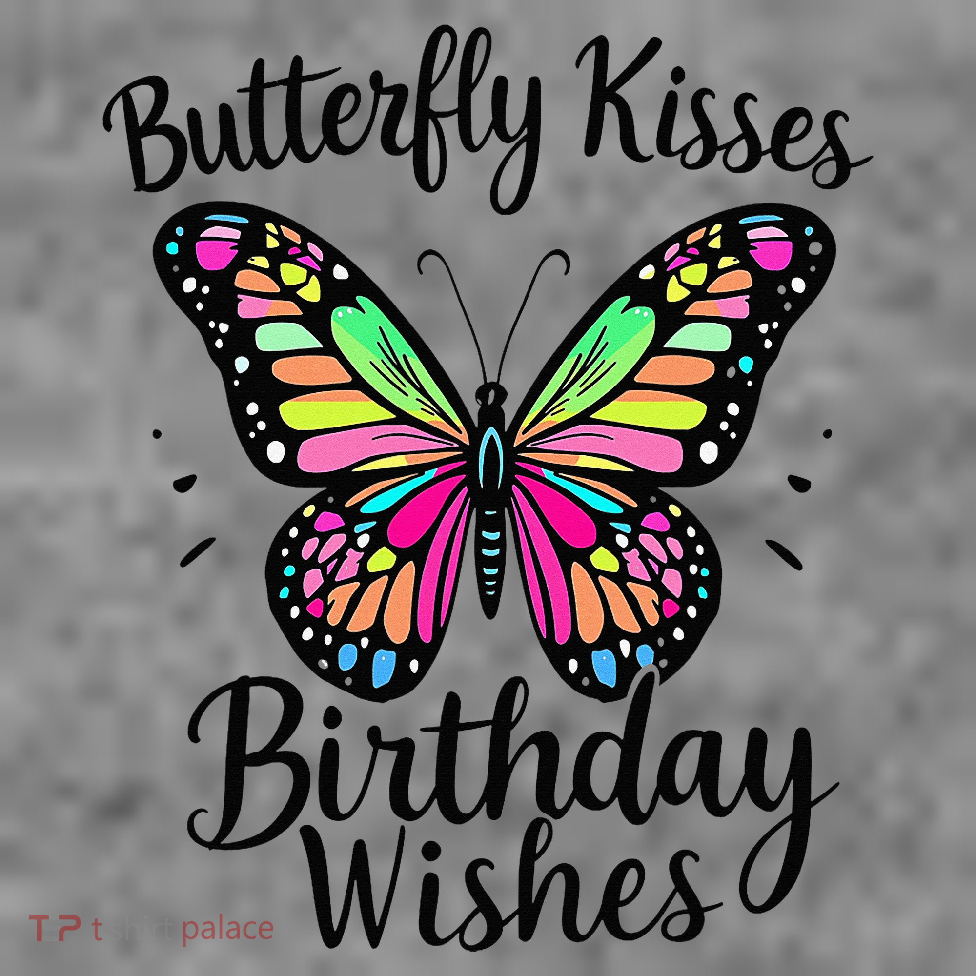 Butterfly Kisses And Birthday Wishes  Toddler Hoodie