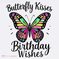 Butterfly Kisses And Birthday Wishes  Hoodie thumb 2