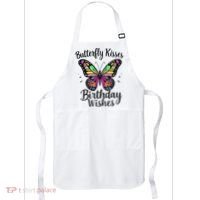 Butterfly Kisses And Birthday Wishes  Apron thumb 0